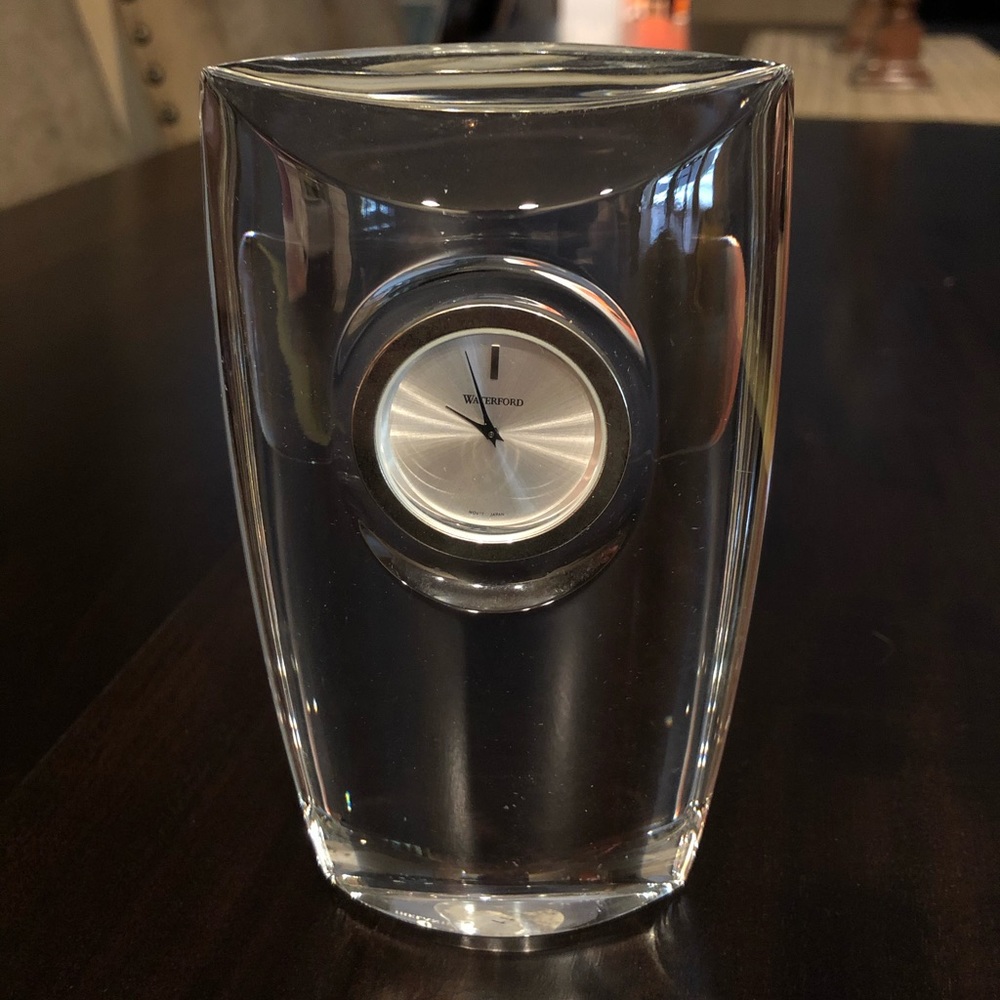 Waterford Crystal Clock ~ 5”x3”